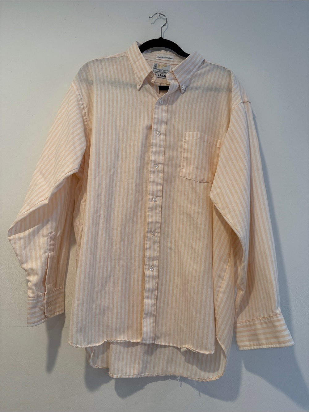 Vintage London Fog Striped Button Front